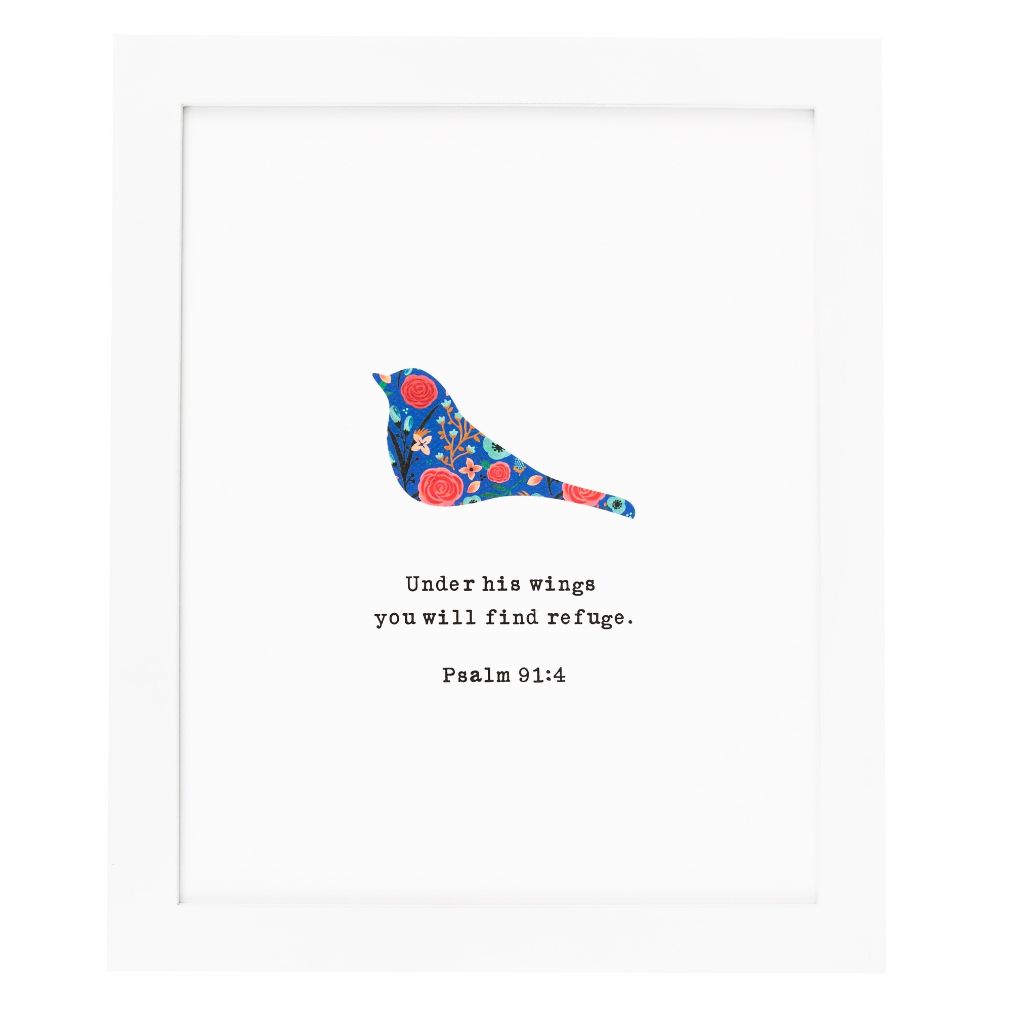 God Notes Floral Bird Print | The Catholic Company®