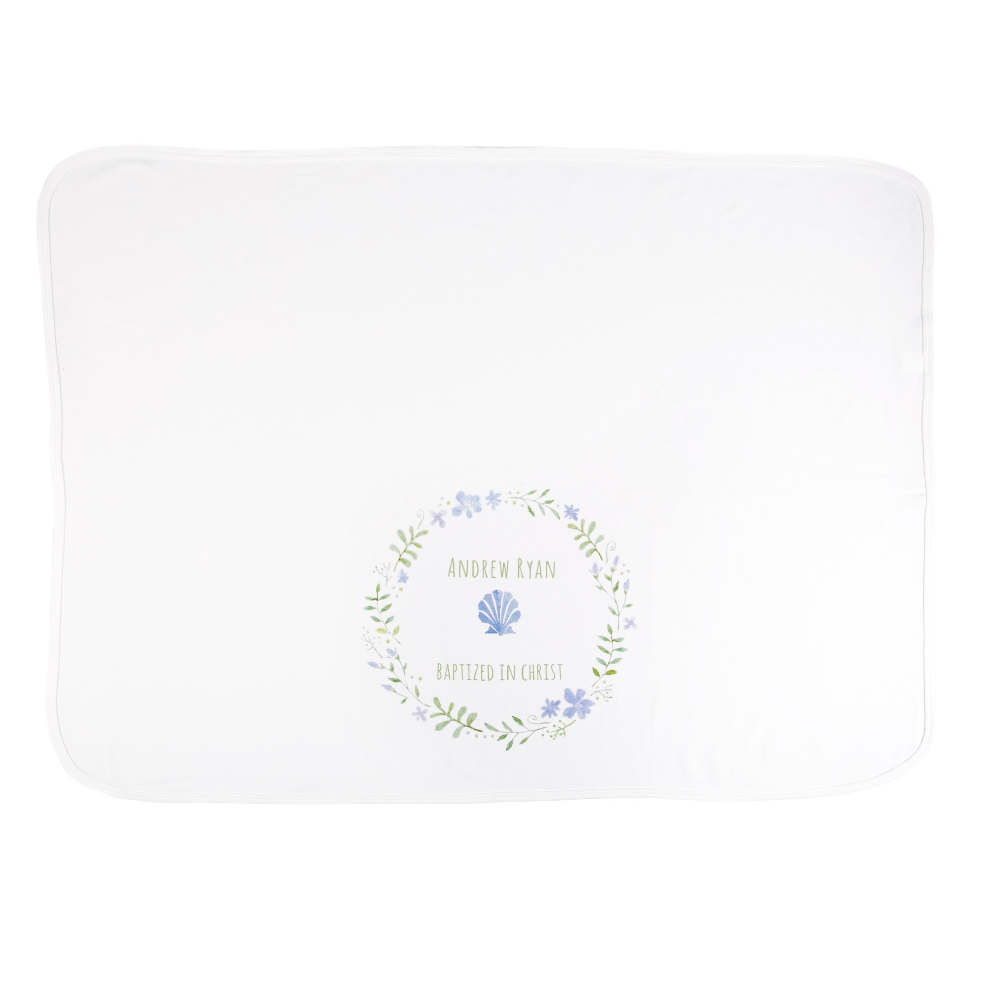 Personalized Boy's Baptism Baby Blanket The Catholic Company®