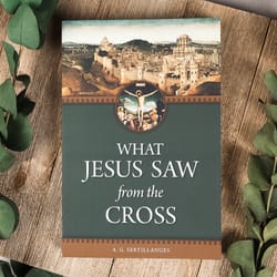 Cover image from the book, What Jesus Saw from the Cross