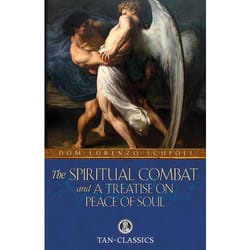 Cover image from the book, The Spiritual Combat and A Treatise on Peace of Soul