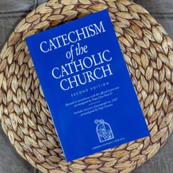 Cover image from the book, The Catechism of the Catholic Church
