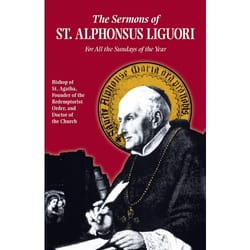 Cover image from the book, The Sermons of St. Alphonsus Liguiori