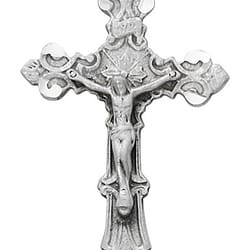 Pewter Crucifix with 24 inch chain | The Catholic Company