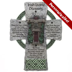 Irish Home Blessing Cross 8 Inches