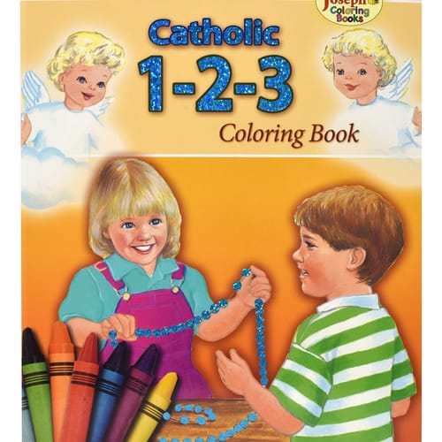 Catholic 1-2-3 Coloring Book