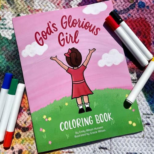 God's Glorious Girl - Coloring Book