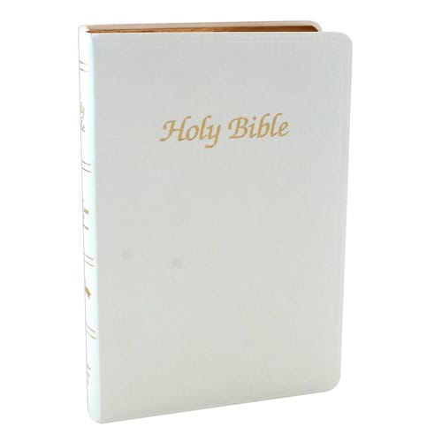 White First Communion Bible - NABRE