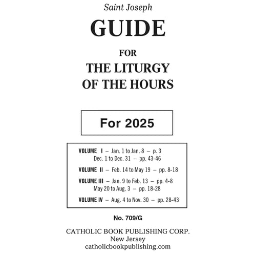 St. Joseph Guide for the Liturgy of the Hours 2019 (Large Print)