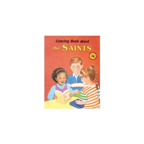 Coloring Book About The Saints by Rev. L. Lovasik, S.V.D and Rev. J. Winkler, OFM Conv.