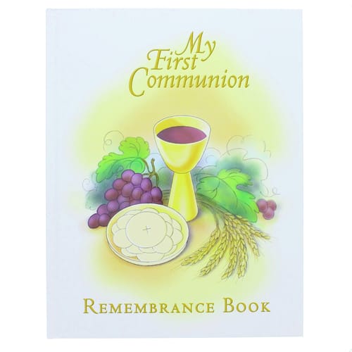 My First Communion Remembrance Book