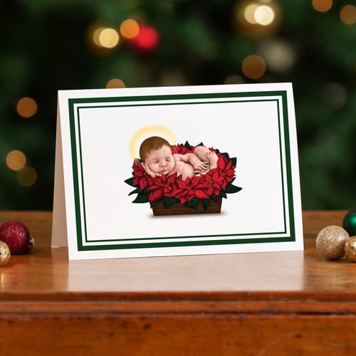 The Legend of the Poinsetta Christmas Cards - Set of 20