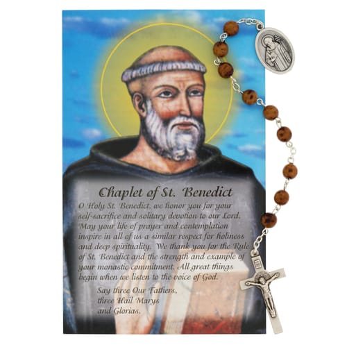 Benedict Chaplet w/ Prayer Card