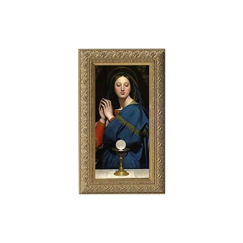 Ingres' Madonna of the Host w/ Gold Frame