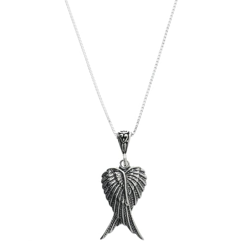 Sterling Silver Angel Wings Necklace