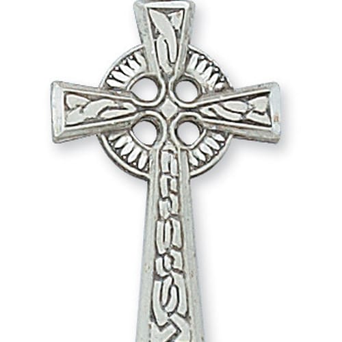 Sterling Silver Celtic Cross w/18 inch Chain