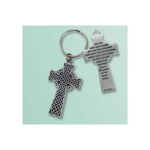 May the Road Rise Key Ring