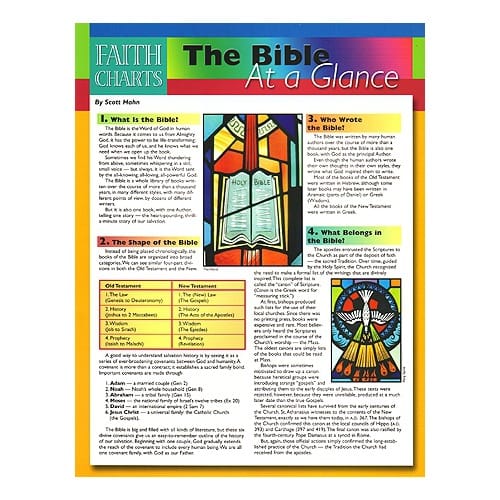 Faith Charts - The Bible at a Glance by Scott Hahn