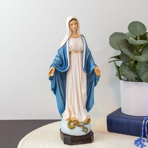 Alabaster Our Lady of Grace - 12 inch