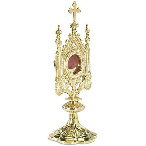 Monstrance-Luna Gold Plated - 15&quot;