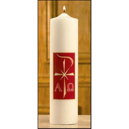 Christ Candle - Alpha Omega- 4 pack