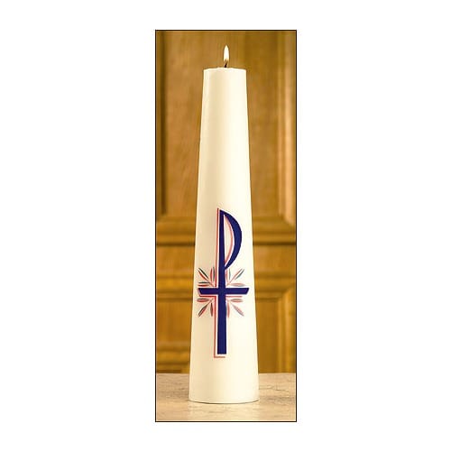 Christ Candle - Chi Rho- 6 pack