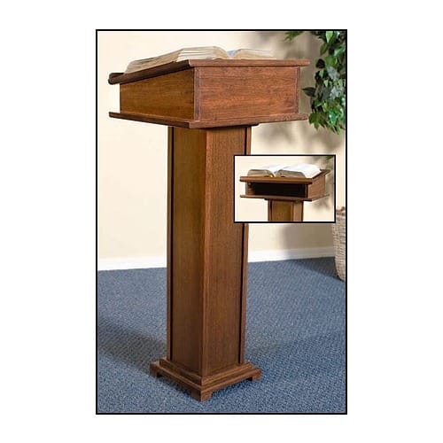 Lectern with Shelf