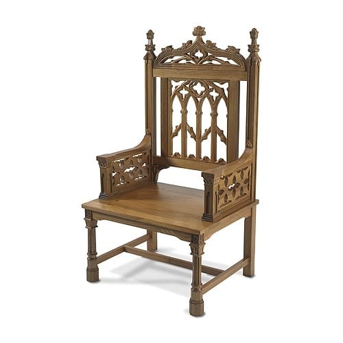 Handcrafted Hardwood Celebrant Chair