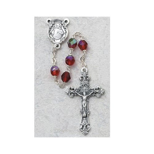 Birthstone Rosary - July