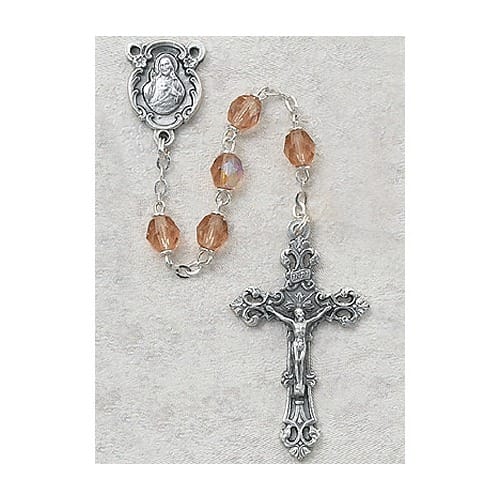 Birthstone Rosary - October