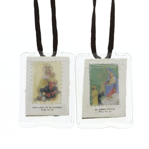 Laminated Brown Scapular