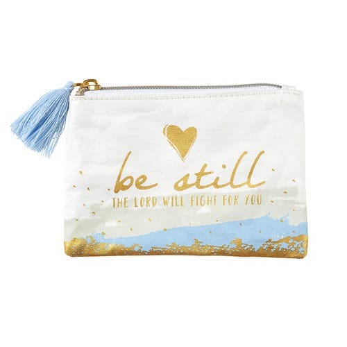 Be Still Rosary Keepsake Pouch