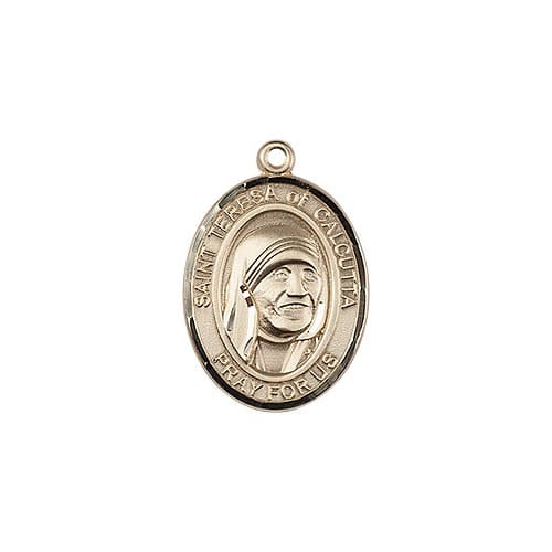 Gold Blessed Teresa of Calcutta Medal - 14KT