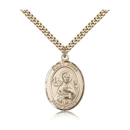 Gold Filled St. John the Apostle Pendant w/ chain