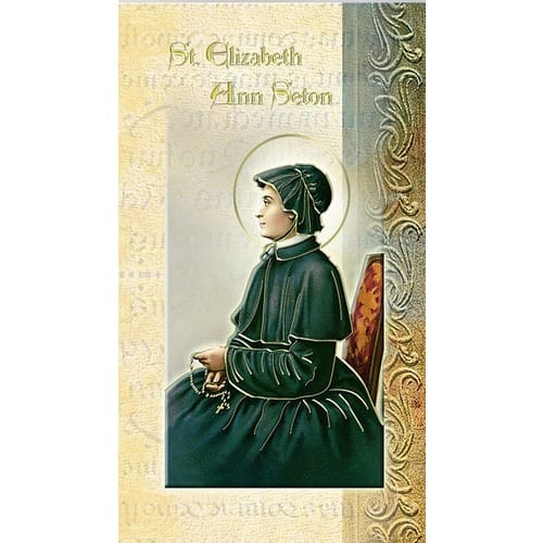 St. Elizabeth Ann Seton - Mini Lives of the Saints Folded Prayer...