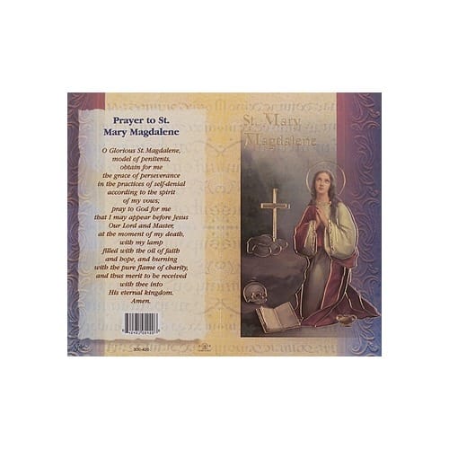 St. Mary Magdelene - Mini Lives of the Saints Folded Prayer Card