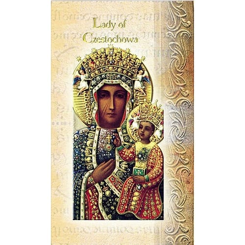 Our Lady of Czestochowa - Folded Prayer Card