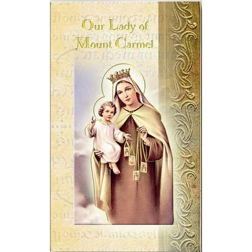 Our Lady of Mt. Carmel - Folded Prayer Card