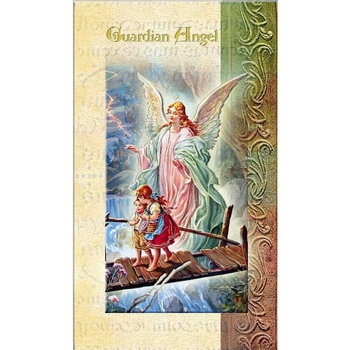 Guardian Angel - Folded Prayer Card