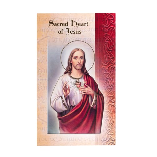 Sacred Heart of Jesus - Folded Prayer Card