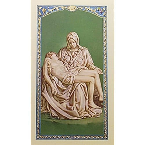 Pieta - Mother of Sorrow - Prayer Card