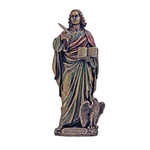 St. John Veronese Statue, Bronzed 8 inch