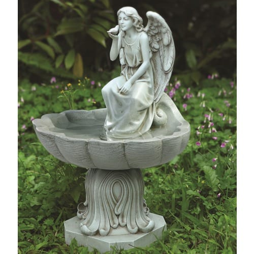 Angelic Bird Bath 19.25