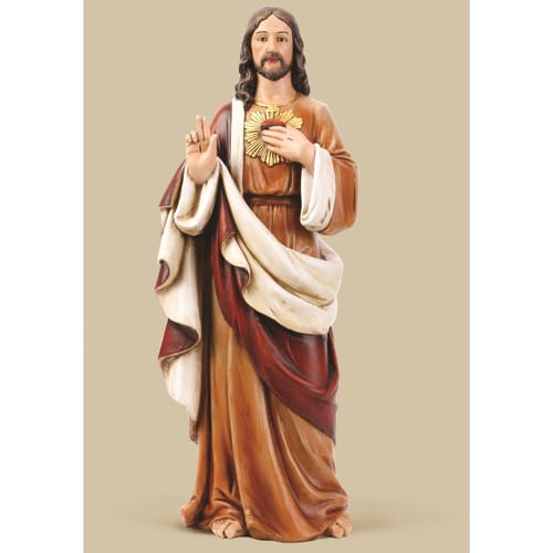 Sacred Heart of Jesus Statue 24