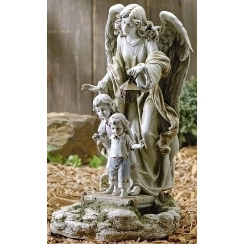 Solar Guardian Angel Garden Statue