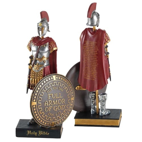 Armor of God Soldier Statue