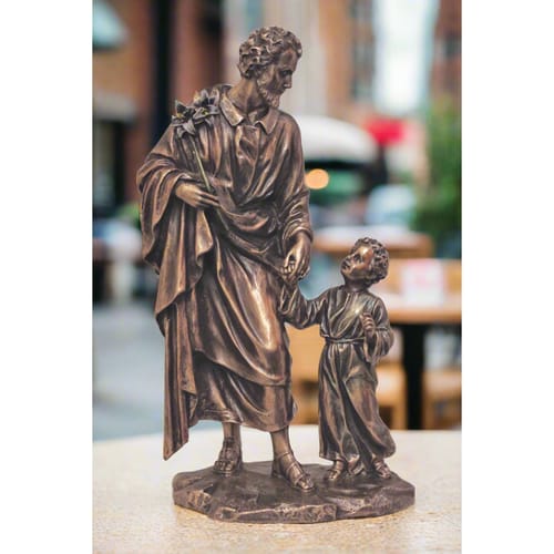St. Joseph &amp; Child Statue 8.25''