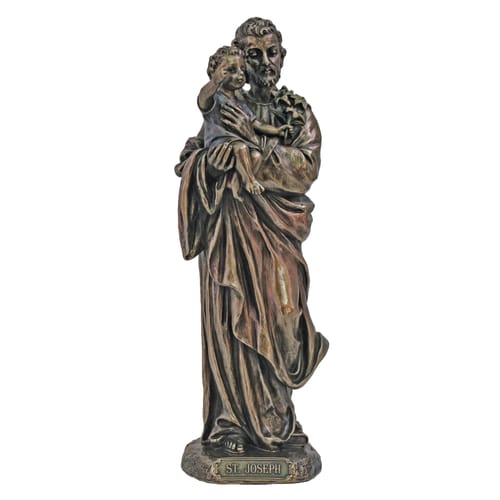 St. Joseph &amp; Child Statue 8''