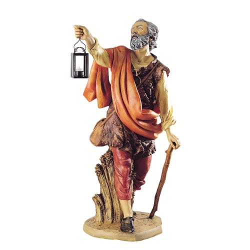 Fontanini Mordecai Figure with Lantern and 50