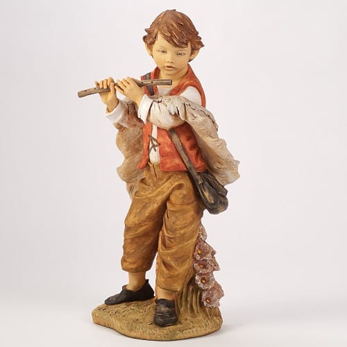 Fontanini Michael Boy With Flute Figure 50