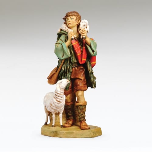 Fontanini Shepherd with Sheep and Lamb Figure 27